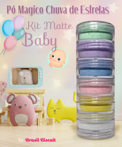 Pó Mágico Chuva de Estrelas Kit Matte Baby