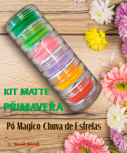 Pó Mágico Chuva de Estrelas Kit Matte Primavera