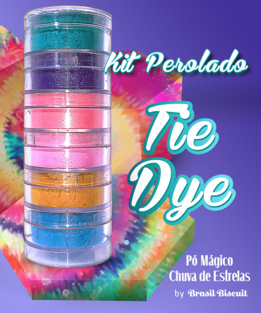 Pó Mágico Chuva de Estrelas Kit Perolado Tie Dye