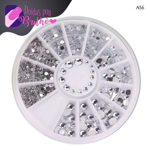 Disco de Strass Cristal 1,2 / 2 / 3 / 4 mm