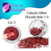 Doidas por Brilho Coleção Glitter Flocado Holo 1.0 - Cor 3