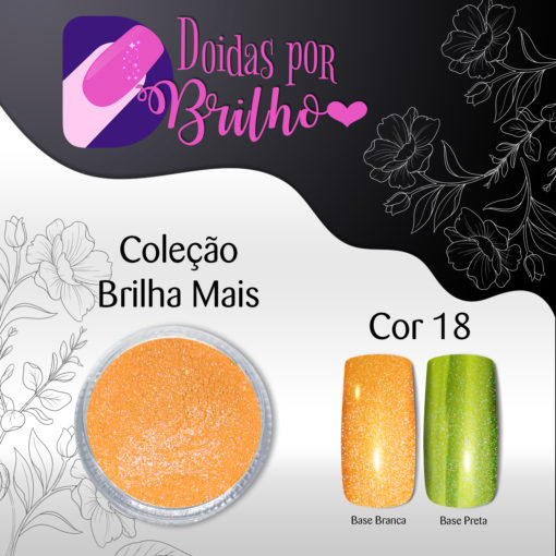 Doidas por Brilho Coleção Brilha Mais - Cor 18