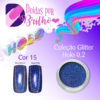 Doidas Por Brilho Coleção Glitter Holo 0.2 - Cor 15