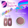 Doidas Por Brilho Coleção Glitter Holo 0.2 - Cor 20