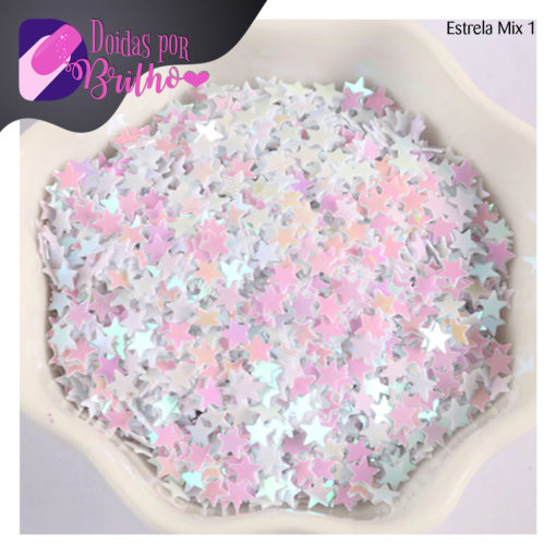 Caixa de Glitter Estrela Mix 1