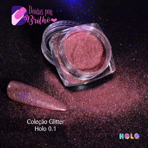 Doidas Por Brilho Coleção Glitter Holo 0.1 - Cor 20