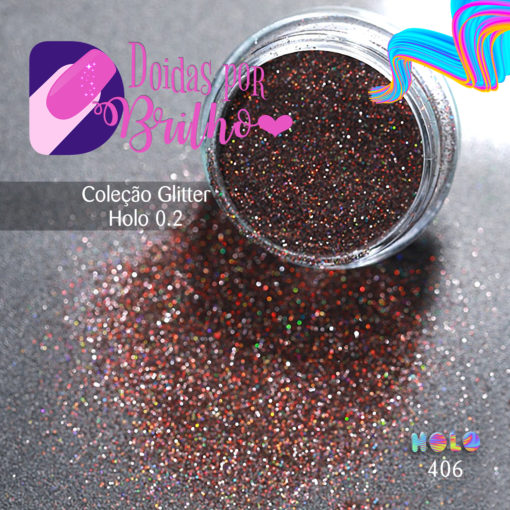 Doidas Por Brilho Coleção Glitter Holo 0.2 - Cor 9